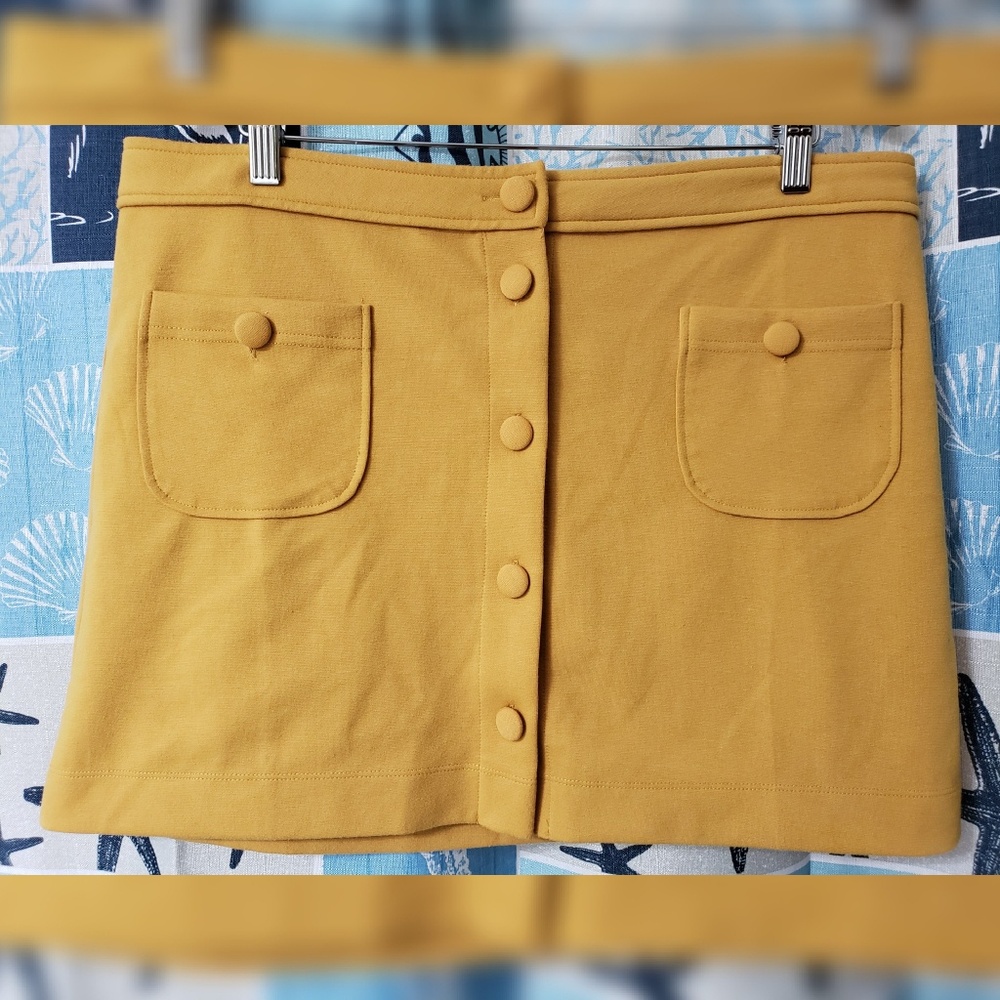 Mustard Yellow Skirt